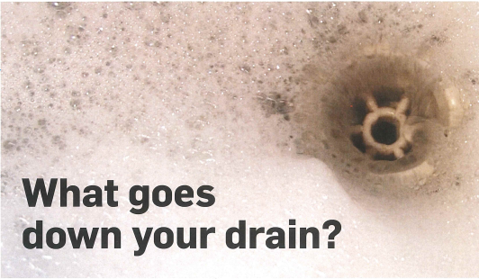 what goes down your drain?
